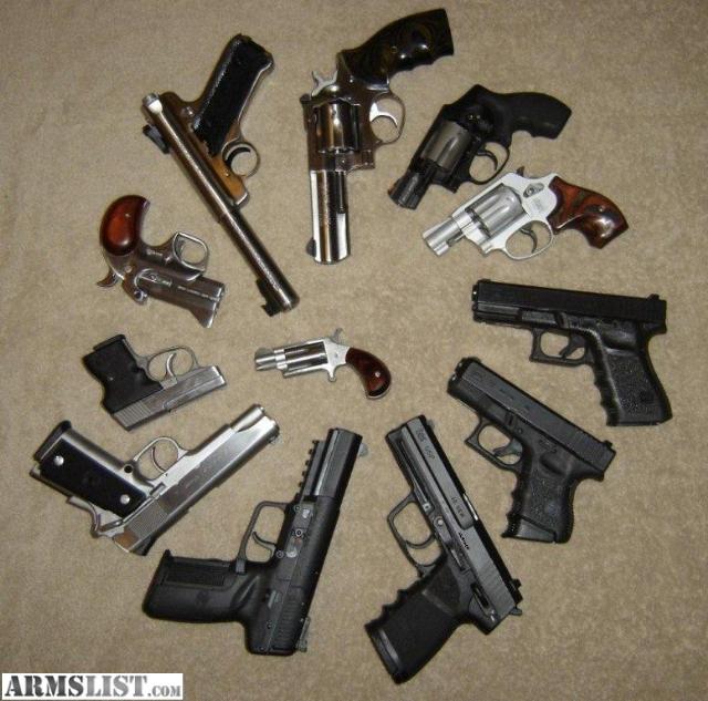 armes de poing police scientifique